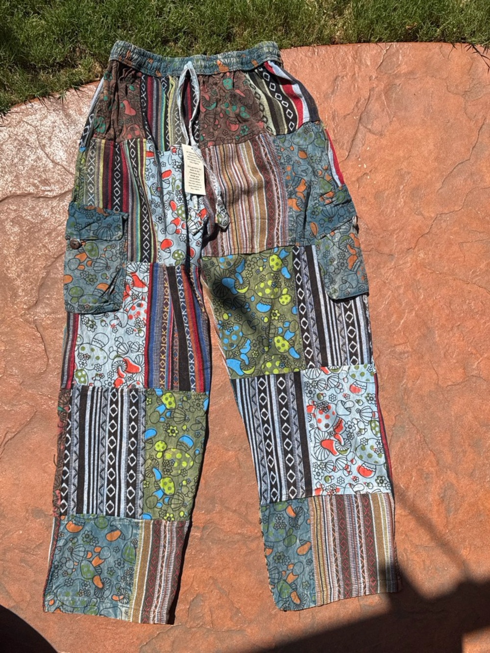 Kathmandu Multicolor Patchwork Cargo Pants